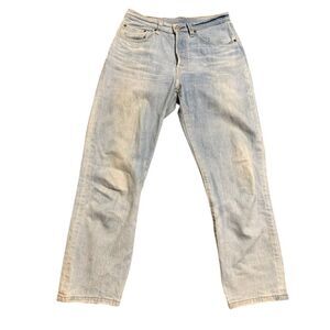 Levis 501xx Jeans Women's Button Fly Blue Straight Denim 26x26 Quality Premium